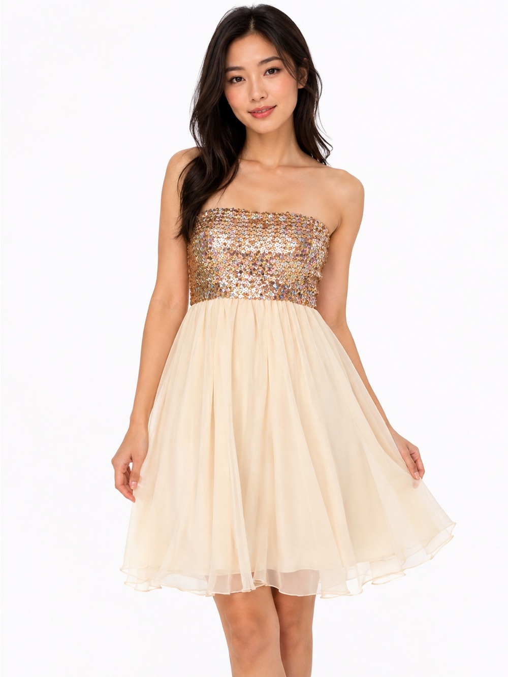 ASOS AB SEQUINS DRESS XS